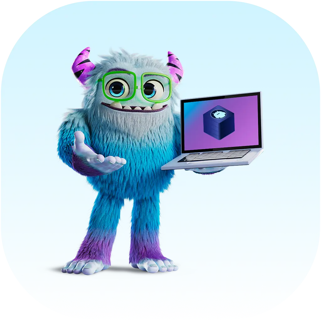 Fluree Yeti welcoming you to FlureeDB — Serverless